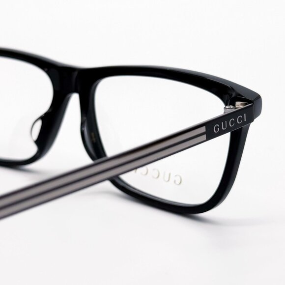 NEW GG0696OA 001 GUCCI EYEGLASSES SQUARE DARK HAVANA EYEWEAR GUCCI - Picture 8 of 11